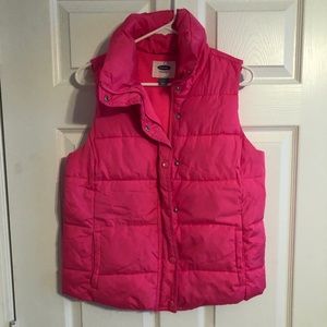Pink Puffer Vest